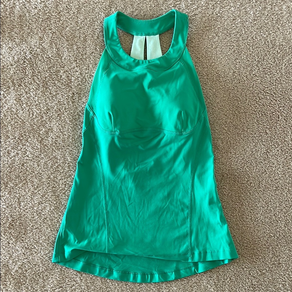 Green Athletic Tank Top
